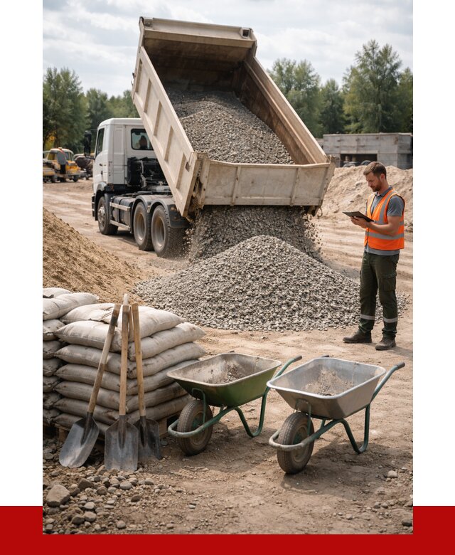 Доставка нерудных материалов в Можге от 1215 руб. | ПРОНЕРУДМжг