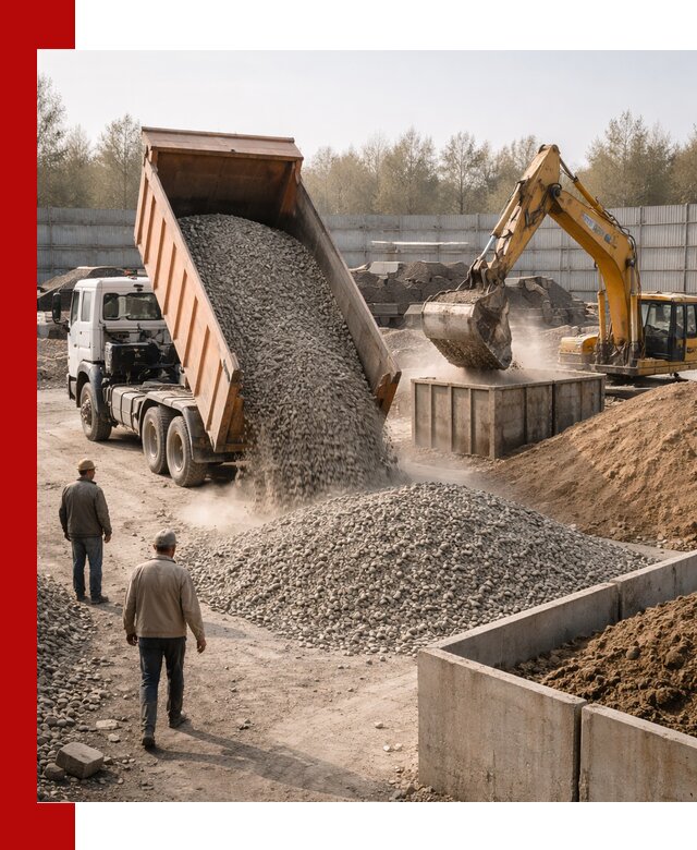 Доставка нерудных материалов с погрузкой и разгрузкой в Можге