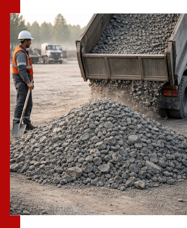 Гранитный щебень фракции 100–201 для строительства в Можге