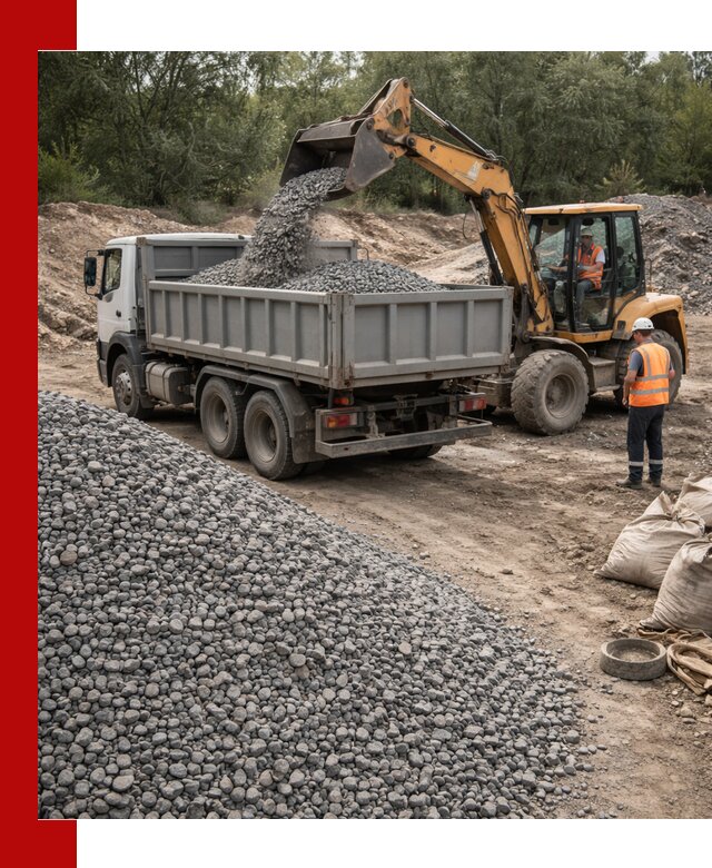 Доставка гравийного щебня в Можге оптом и в розницу