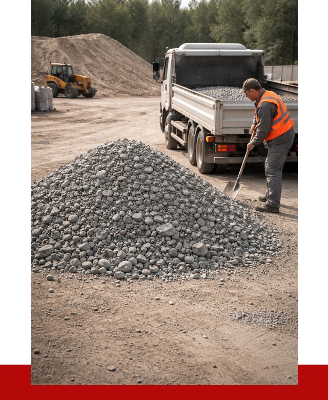 Гравийный щебень фракция 5-10 в Можге от 2228 р. | ПРОНЕРУДМжг