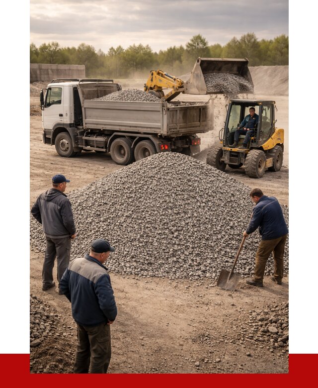 Гравийный щебень фракция 5-20 в Можге от 2431 р. ПРОНЕРУДМжг