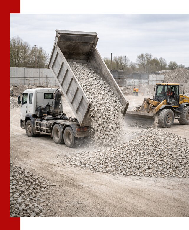Доставка и продажа известнякового щебня в Можге