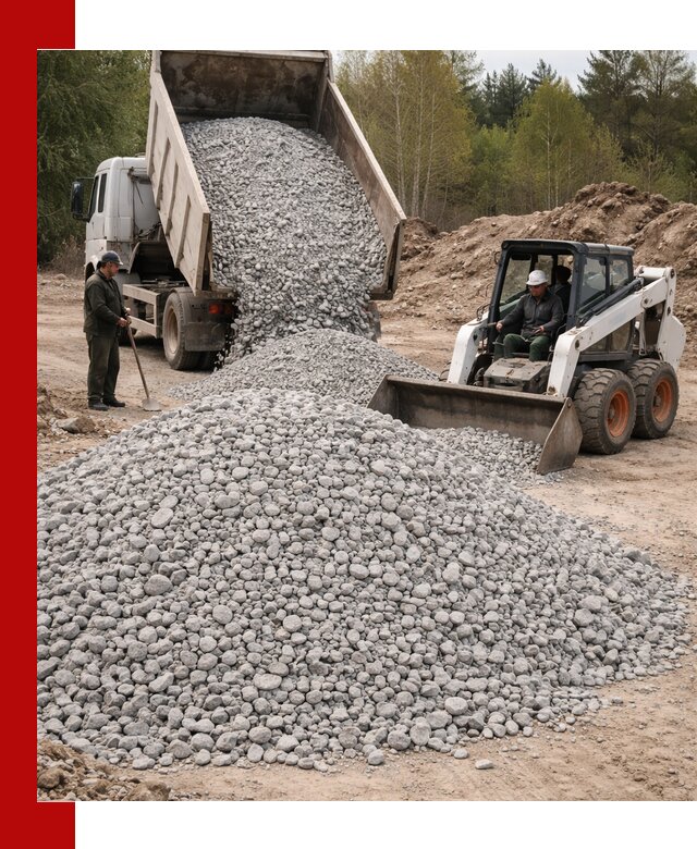 Доставка доломитового щебня в Можге напрямую от карьера