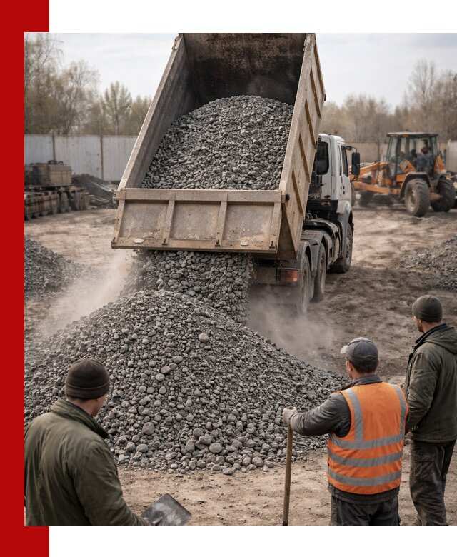 Доставка шлакового щебня в удобные сроки по выгодной цене в Можге
