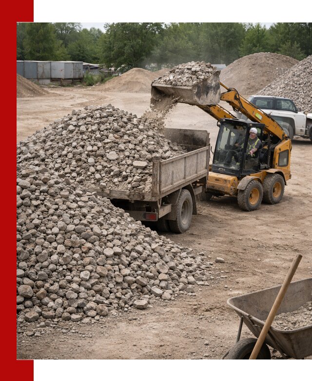 Доставка вторичного щебня в Можге для строительных работ