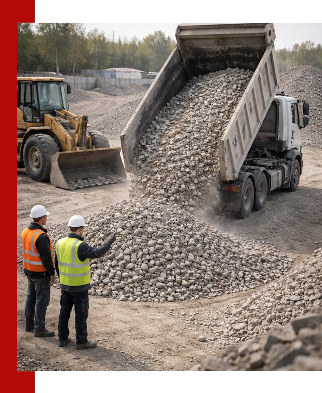 Вторичный щебень фракция 40–70 доставка в Можге