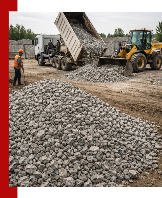 Доставка бетонного щебня фракции 40-70 в Можге