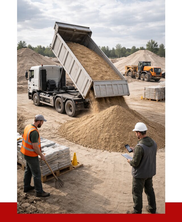 Карьерный песок с доставкой в Можге от 3646 р. ПРОНЕРУДМжг