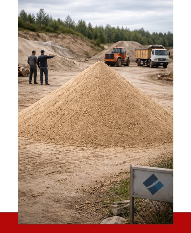 Карьерный песок навалом в Можге от 1823 р. | ПРОНЕРУДМжг