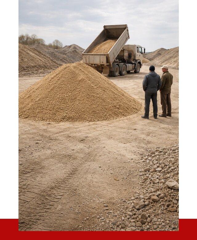 Карьерный песок крупнозернистый в Можге от 8609 р | ПРОНЕРУДМжг