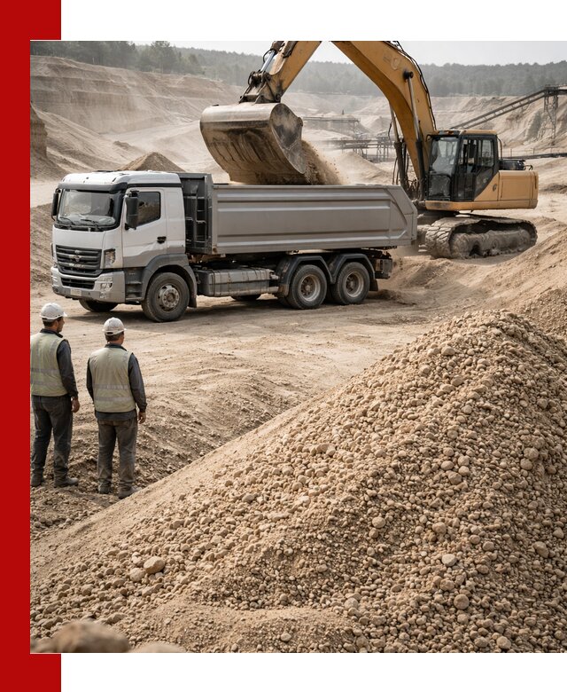 Карьерный крупнозернистый песок с доставкой в Можге