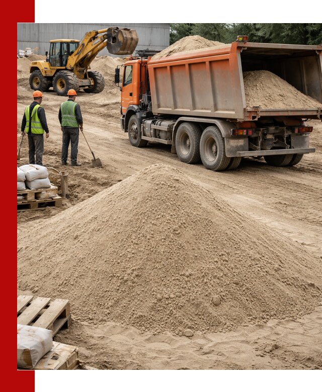Доставка и продажа мытого речного песка в Можге