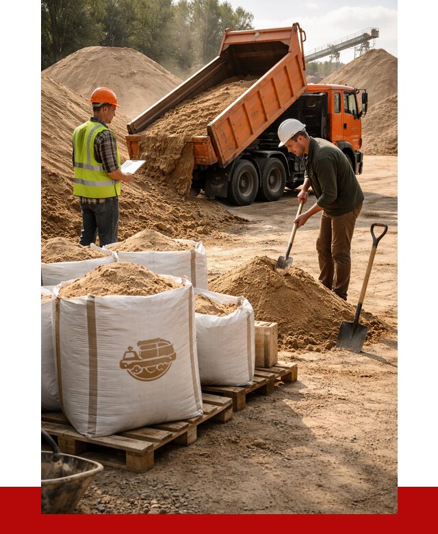 Строительный песок в Можге от 2228 р. с доставкой, ПРОНЕРУДМжг