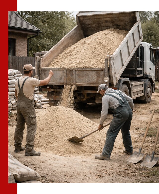 Песок для штукатурки с доставкой в Можге качественный и чистый