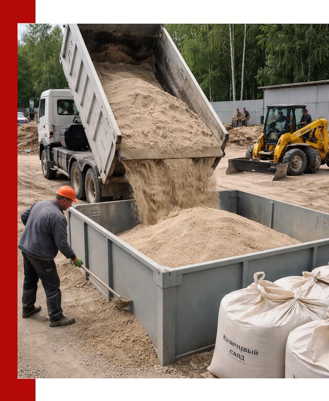 Кварцевый песок для фильтра в Можге — доставка и качество