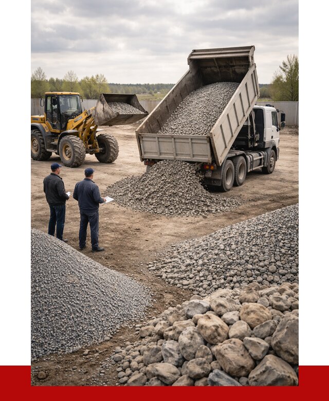 Гравий и камень с доставкой в Можге от 4254 р. - ПРОНЕРУДМжг