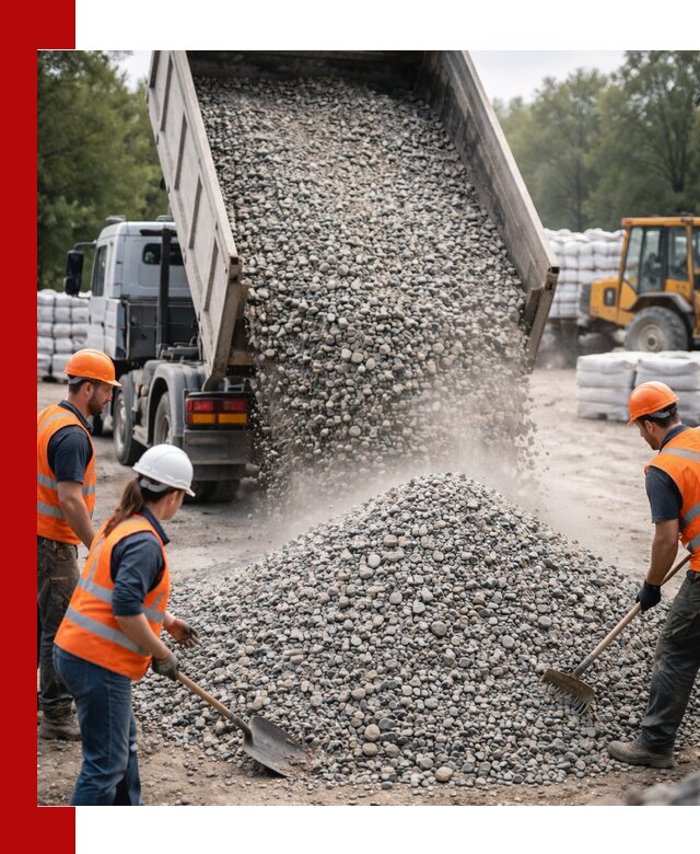 Доставка гравия и камня в Можге оптом и в розницу