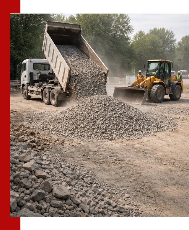Гравий фракция 5–20 доставка в Можге оптом и в розницу