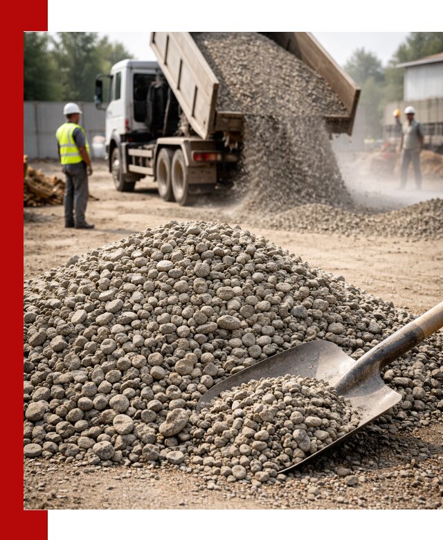 Доставка гравия фракции 20-40 в Можге с самосвалами