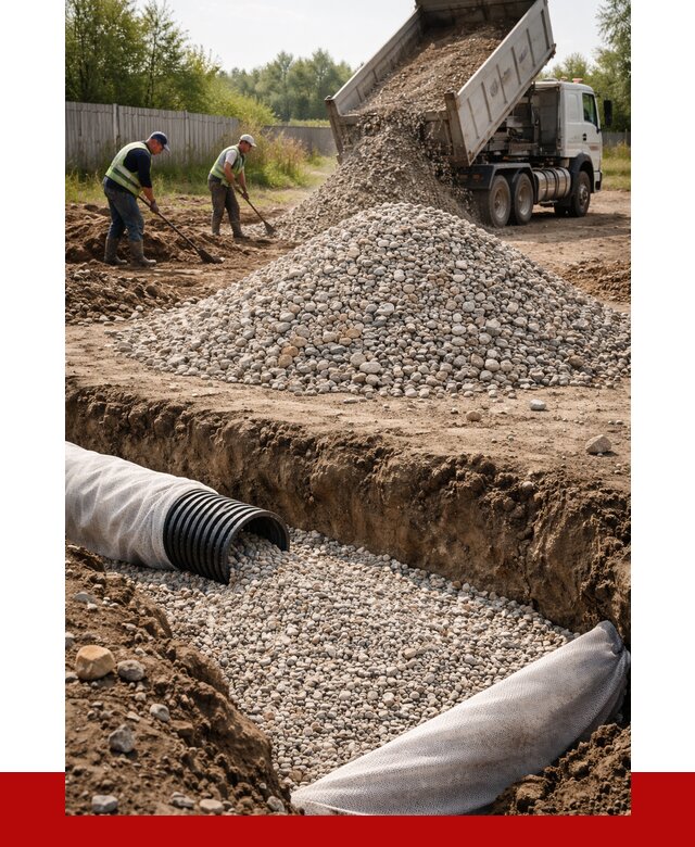 Гравий для дренажа в Можге от 2228 р., доставка ПРОНЕРУДМжг