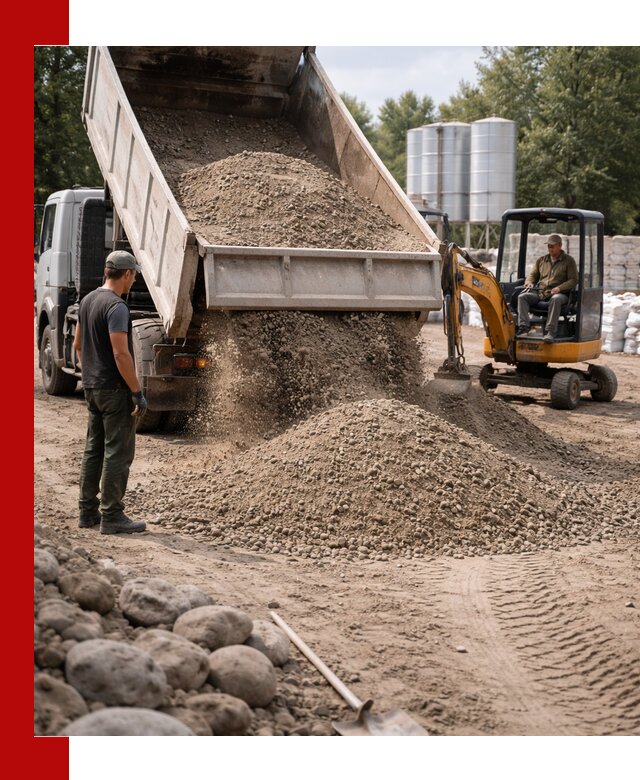Доставка ПГС С3 в Можге самосвалами и миксерами