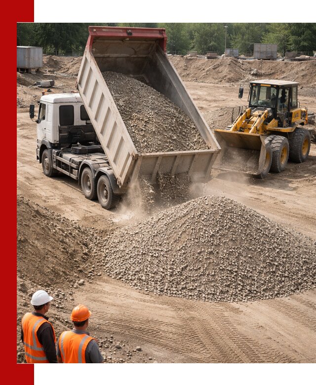 Щебень с песком (ЩГПС С2) с доставкой в Можге