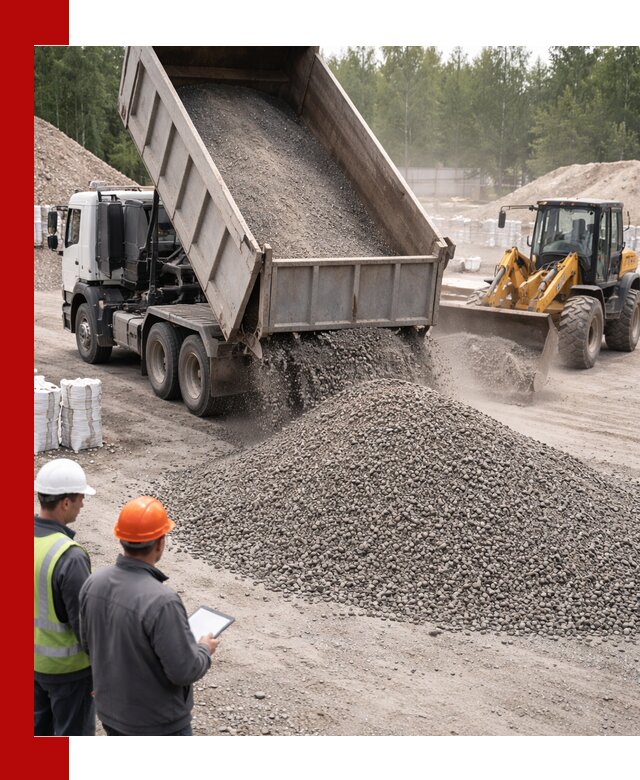 Доставка и продажа гранитного отсева 0-10 в Можге