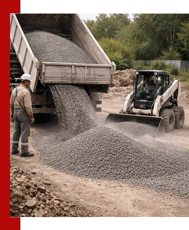 Доставка гравийного отсева 0-5 в Можге оптом и в розницу