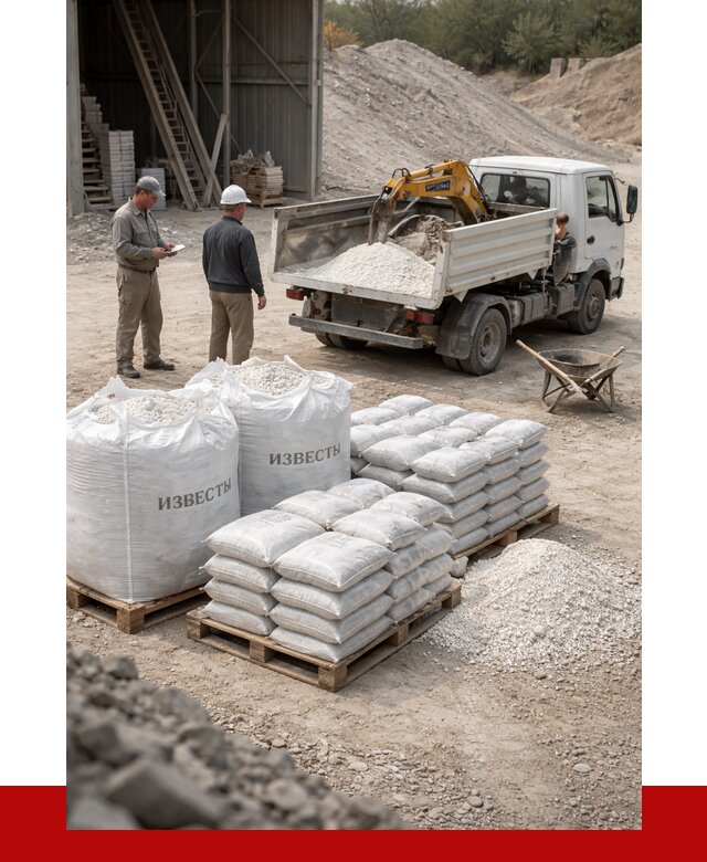 Известь строительная в Можге с доставкой от 4254 р. | ПРОНЕРУДМжг