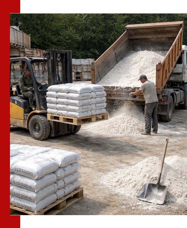 Доставка строительной извести оптом и в розницу в Можге