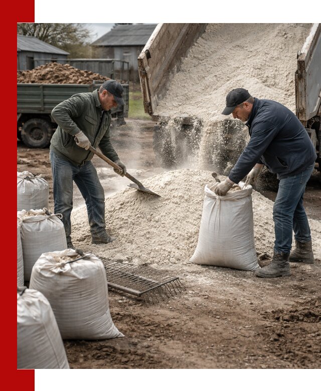 Доставка извести пушонки в Можге оптом и мелким оптом