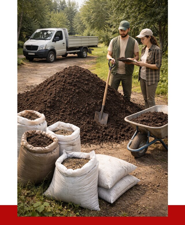 Купить грунт с доставкой в Можге от 4558 р. за м3 | ПРОНЕРУДМжг