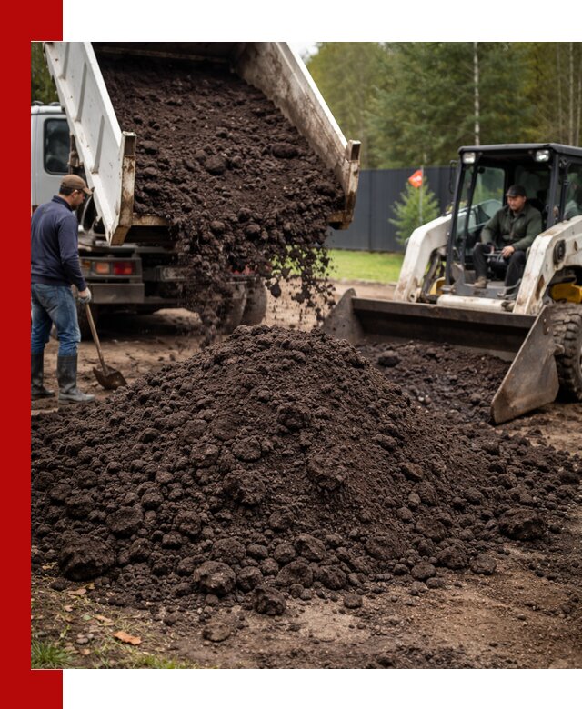 Плодородный грунт с доставкой в Можге для садов и огородов