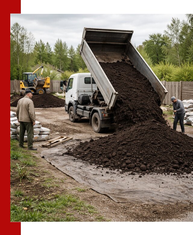 Доставка качественного почвогрунта в Можге оптом и в розницу