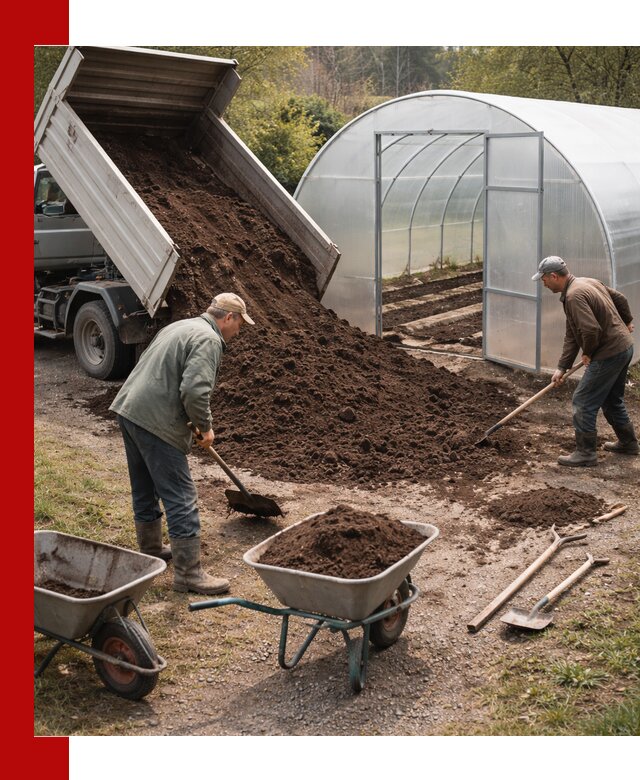 Грунт для теплицы с доставкой в Можге — плодородный субстрат под растения
