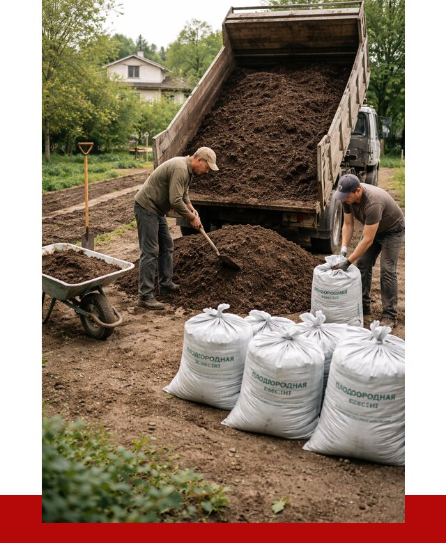 Плодородная смесь в Можге от 4254 р./куб с доставкой | ПРОНЕРУДМжг