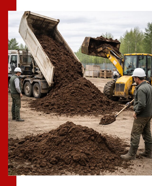 Доставка торфа оптом и в мешках в Можге