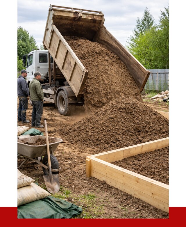 Торфо песчаная смесь в Можге с доставкой от 1874 р. | ПРОНЕРУДМжг