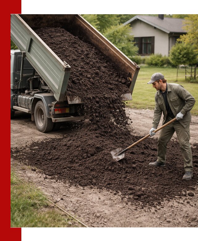 Чернозем для газона с доставкой в Можге быстро и качественно