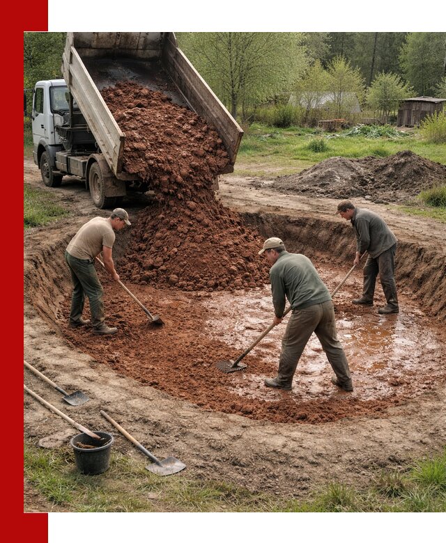 Купить качественную глину для пруда в Можге