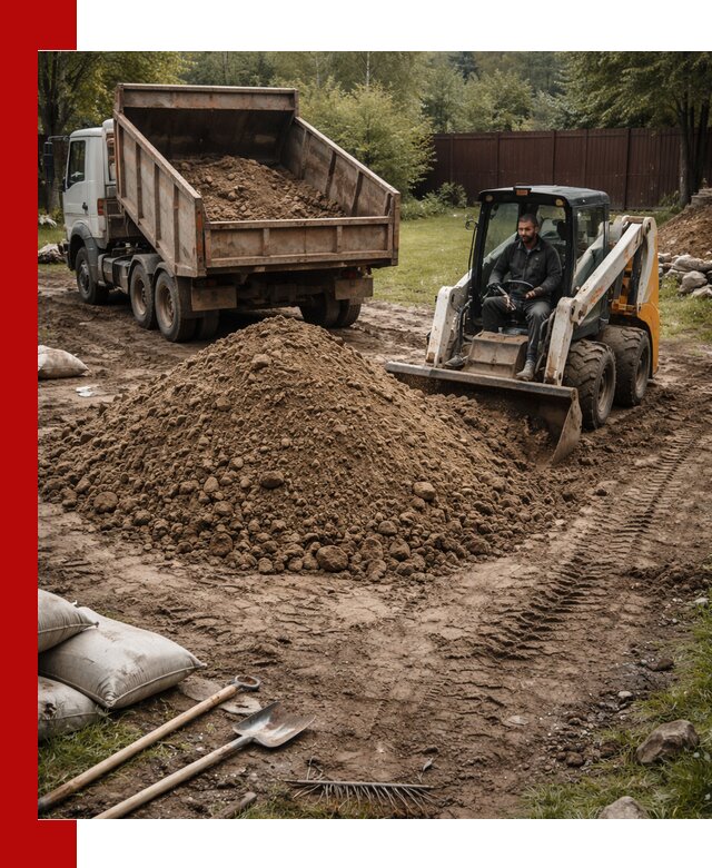 Суглинок для планировки участков в Можге с доставкой и выгрузкой