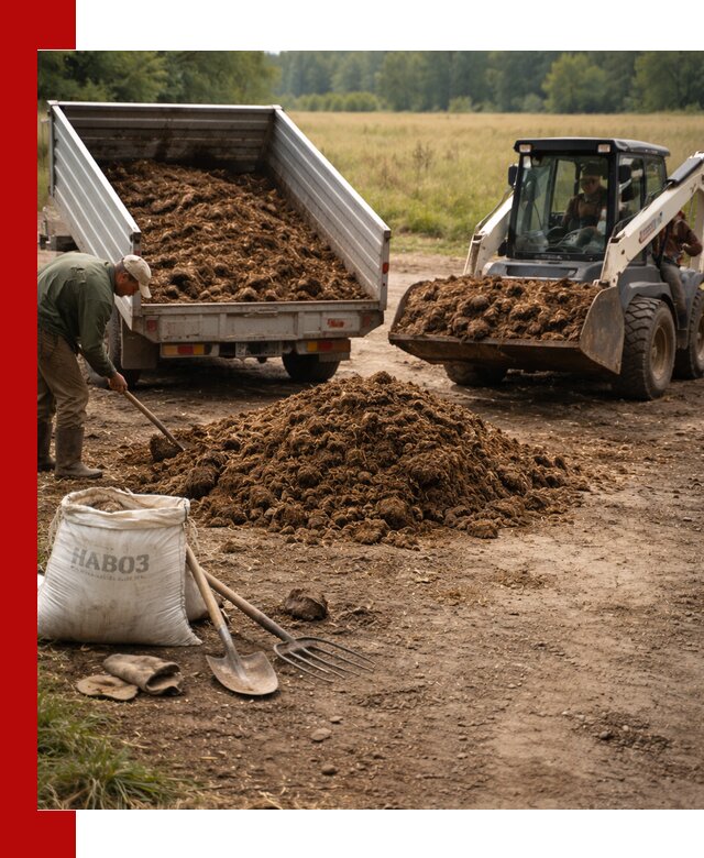 Доставка конского навоза в Можге с разгрузкой и доставкой на объект