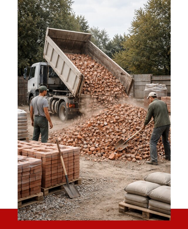 Бой кирпича в Можге с доставкой от 4254 руб/куб | ПРОНЕРУДМжг