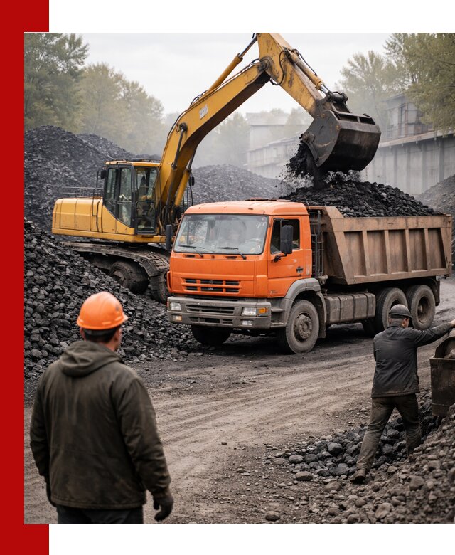 Доставка угля автотранспортом в Можге быстро и выгодно