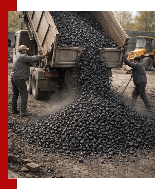 Доставка угля семечка самосвалами в Можге