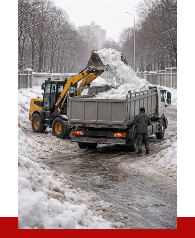 Вывоз снега с погрузкой в Можге от 3545 р. ПРОНЕРУДМжг