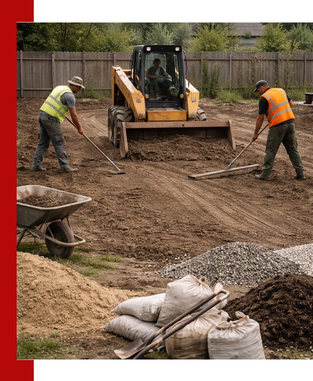 Выравнивание участка под строительство и благоустройство в Можге