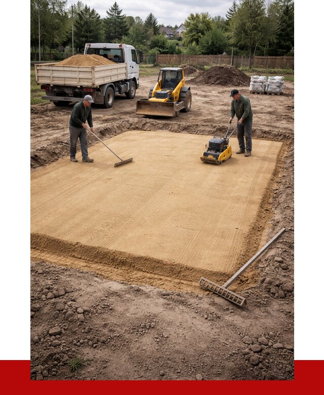 Устройство песчаной подушки в Можге от 4558 р. ПРОНЕРУДМжг