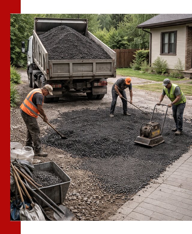 Асфальтовая крошка для двора с доставкой в Можге